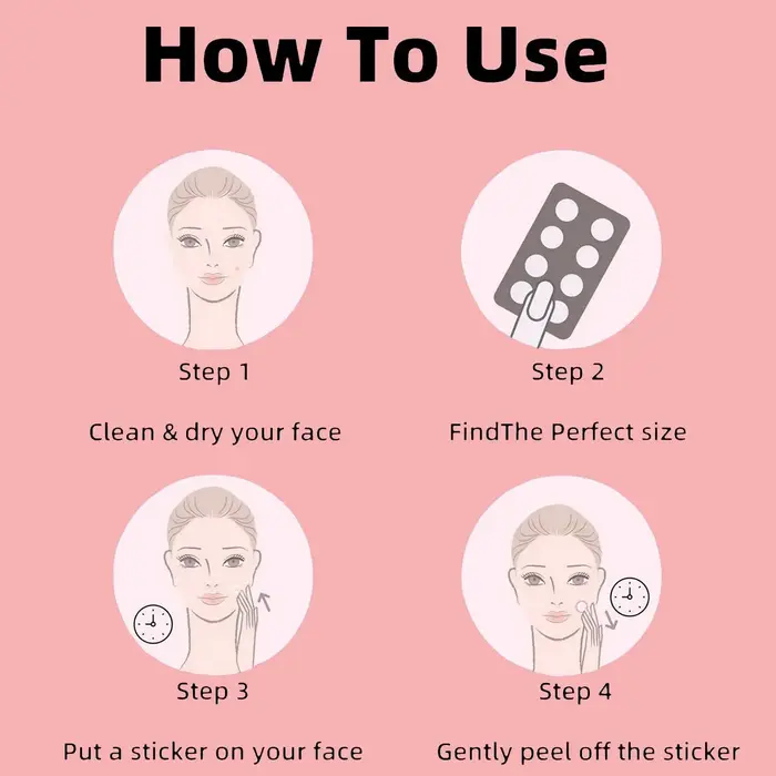 Patch anti-acné en forme d'étoile