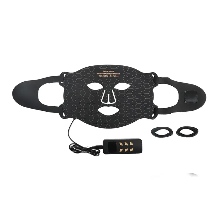 Masque facial LED portable Ubilli Soft, 4 couleurs, 460 590 630 850 nm, thérapie par lumière rouge i