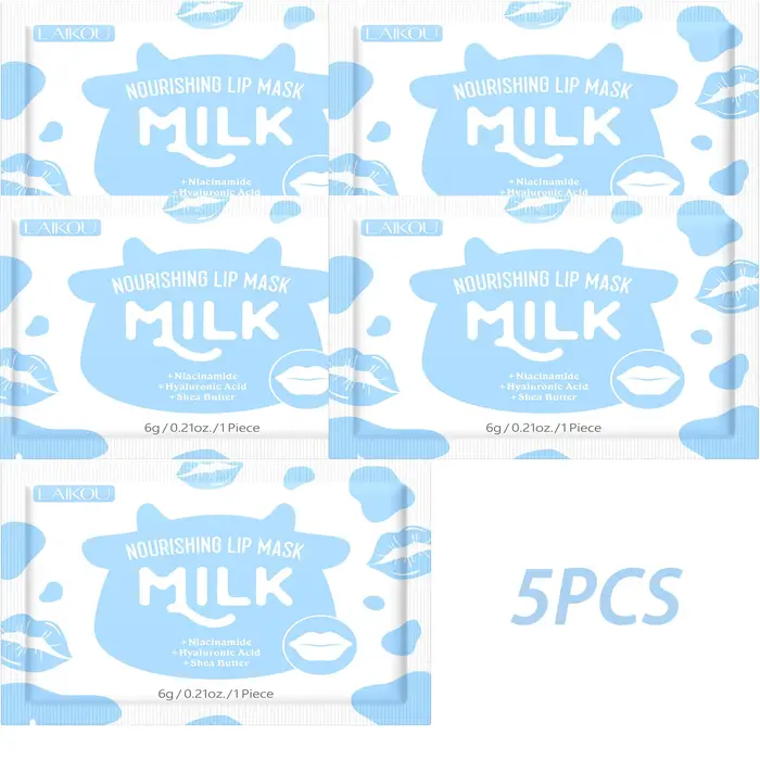 LAIKOU 5/10 pièces masque à lèvres soin des lèvres hydratant réparation éclaircir les lignes des lèv