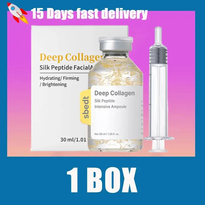 Ampoule peptidique de collagène profond de 40 ml - Sérum visage hydratant éclaircissant anti-rides a