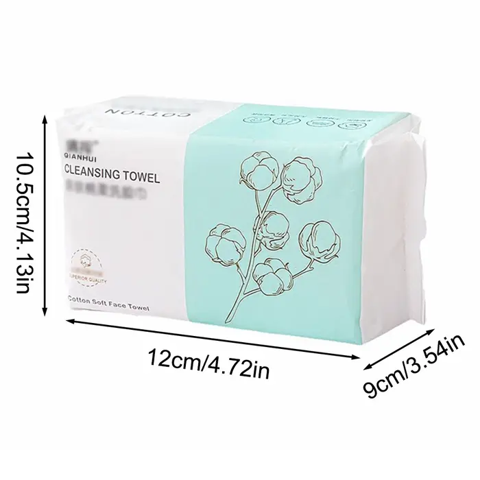 100 pièces naturel jetable visage serviette voyage nettoyage