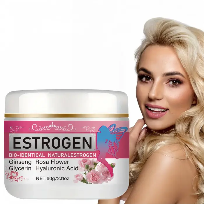 Crème d'entretien émotionnel à l'œstrogène - Formule sans alcool, convient à tous les types de peau, hydratante, parfum frais, produit de soin pour la peau des femmes