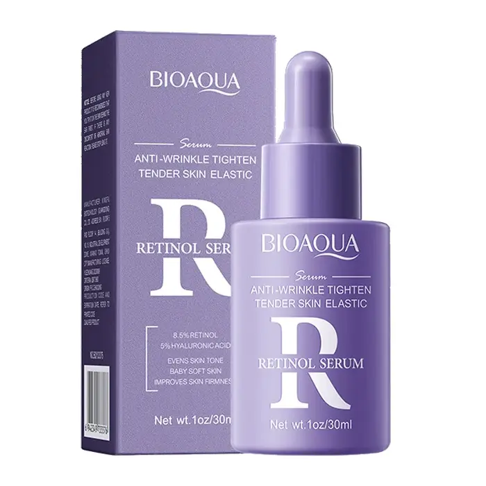 BIOAQUA vitamine C rétinol acide hyaluronique sérum pour visage hydratant Anti-rides Anti-âge blanchissant Essence