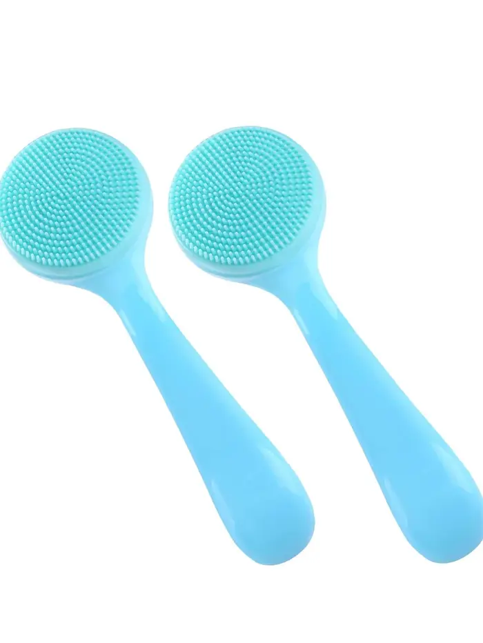 Brosse nettoyante pour le visage avec poignée en acrylique