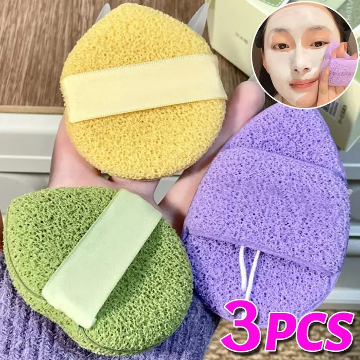 Masque de boue nettoyant bouffant exfoliant élimination des points noirs lavage du visage éponge nettoyante