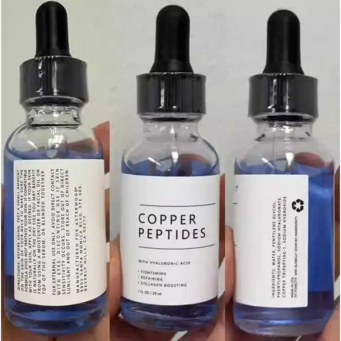 Sérum hydratant anti-âge aux peptides de cuivre