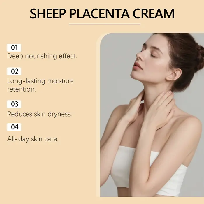 Crème placenta de mouton hydrolysée