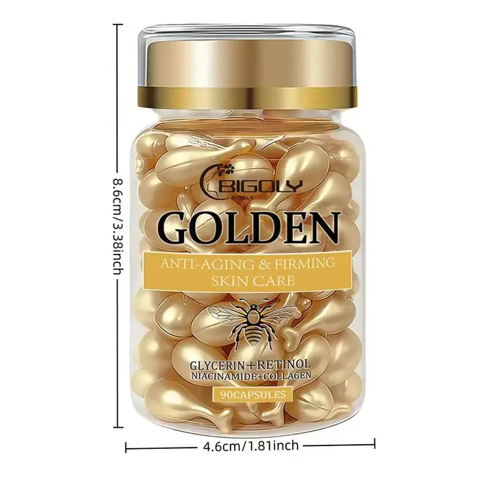 90 capsules/flacon d'essences anti-âge pour le soin de la peau du visage