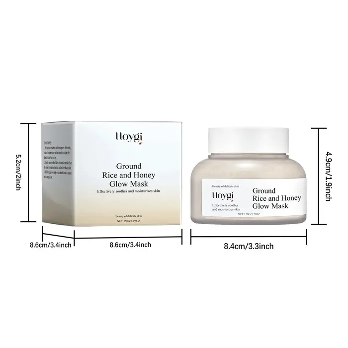 Masque facial au riz et au miel