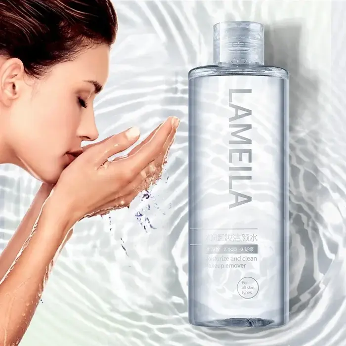 Démaquillant hydratant nettoyant yeux lèvres visage 3in1 eau nettoyante nettoyage en profondeur doux rafraîchissant Non