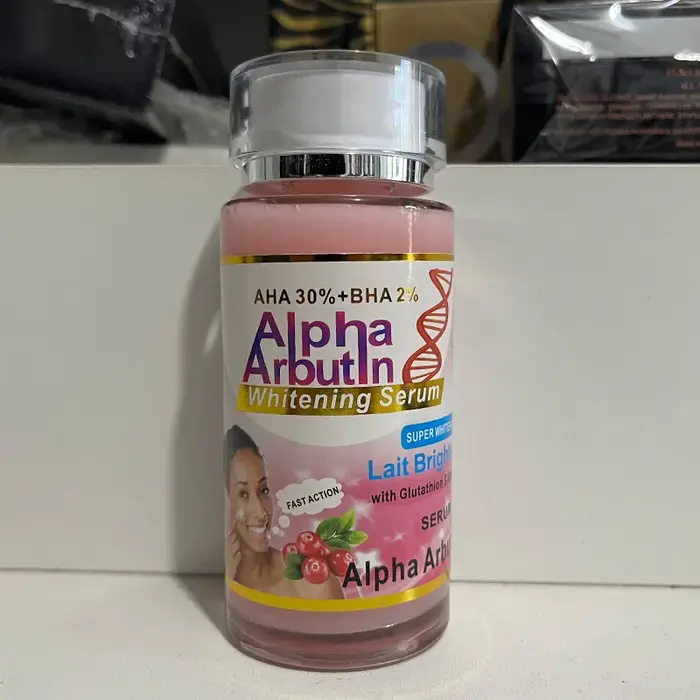 120 ml SUPER AHA 30% + BHA2% Alpha Arbutin X 3 sérum visage éclaircissant au lait avec la glutathion