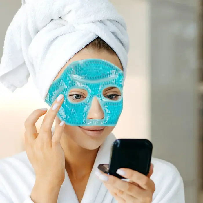 Masque Facial en Gel, Pack froid