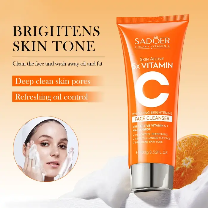 Nettoyant pour le visage à la vitamine C