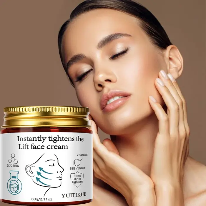 Crème pour le visage au venin d'abeille YUITIKUE - Effet tenseur instantané