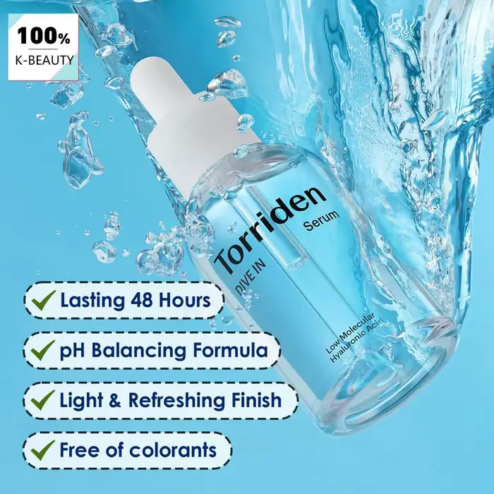 Sérum à l'acide hyaluronique à faible poids moléculaire Torriden DIVE-IN 50 ml