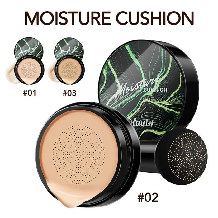 BB CC crème visage fond de teint correcteur coussin champignon Base imperméable éclaircir maquillage éclaircissant ton
