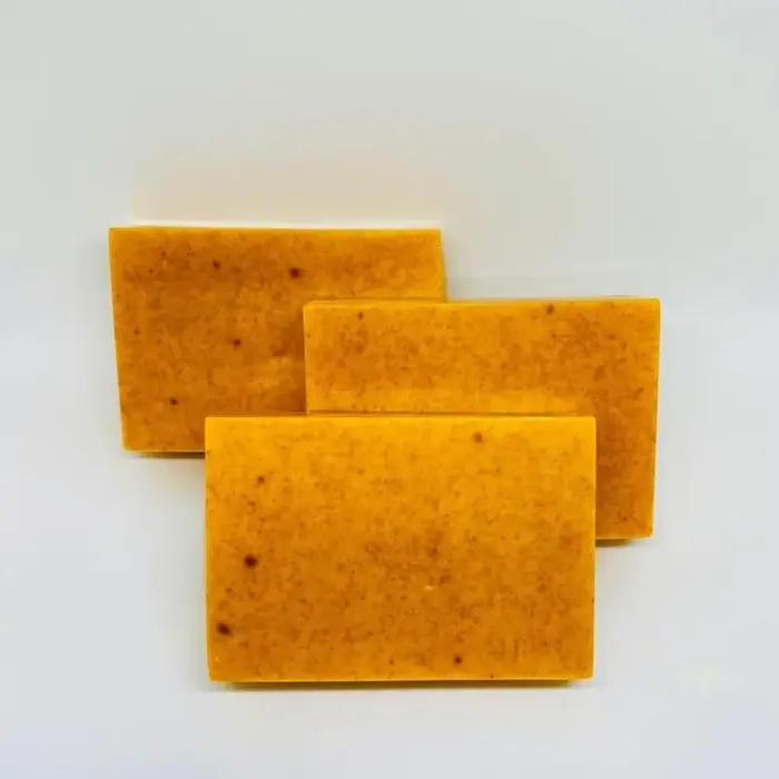 Savon au curcuma nettoyant pour le visage Anti-acné blanchissant la peau éclaircissant