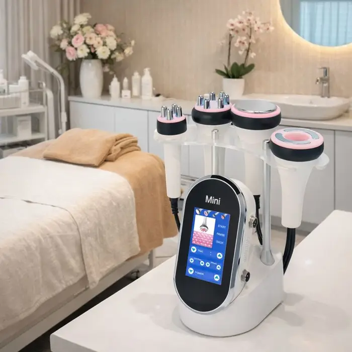 Appareil de beauté ultrasonique à cavitation 4-en-1 40K pour le soin du corps et le massage