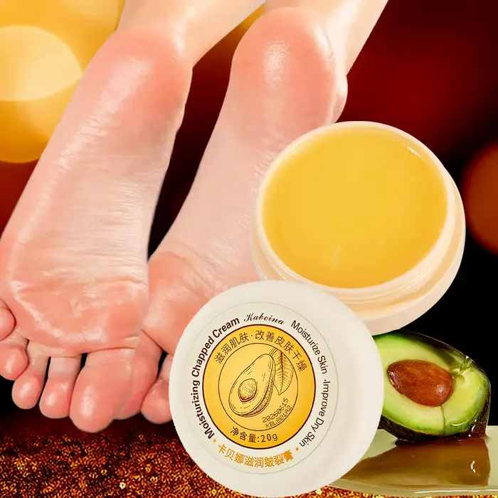 Baume hydratant intensive pour peau craquelée – Crème ultra hydratante pour pieds et mains pour talons secs et rugueux