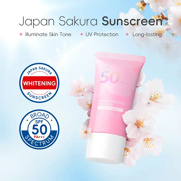 LAIKOU japon Sakura visage crème solaire radiante UV rayons Protection SPF50 PA +++