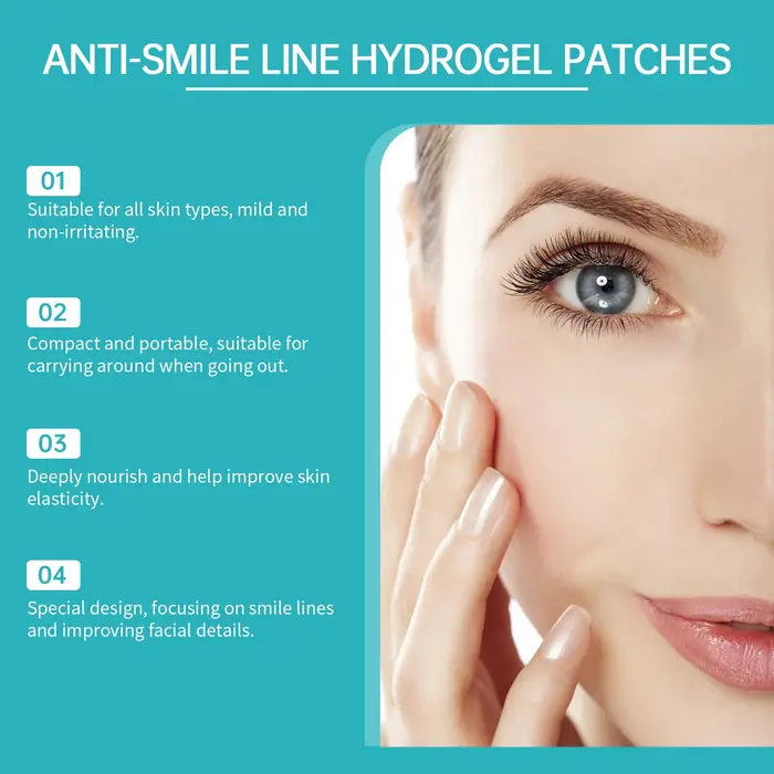 Patch de lignes souriantes pour plis nasolabiaux