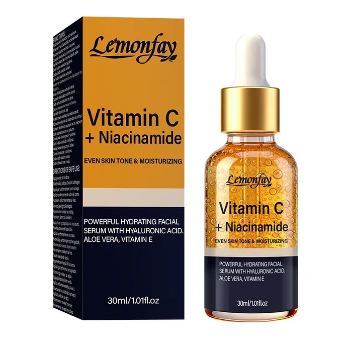 Sérum facial Lemonfay Vitamine C + Niacinamide |   Formule hydratante avec acide hyaluronique, aloe 