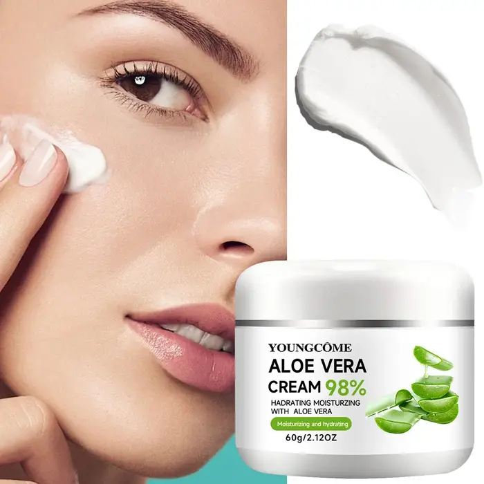 98% Aloe Vera crème pour le visage hydratant