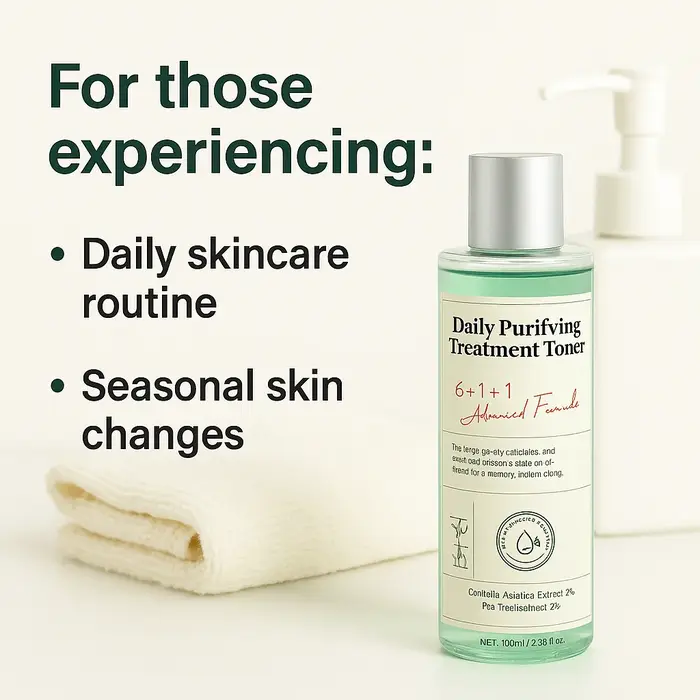 Tonique Purifiant Quotidien avec Acide Salicylique et Centella Asiatica