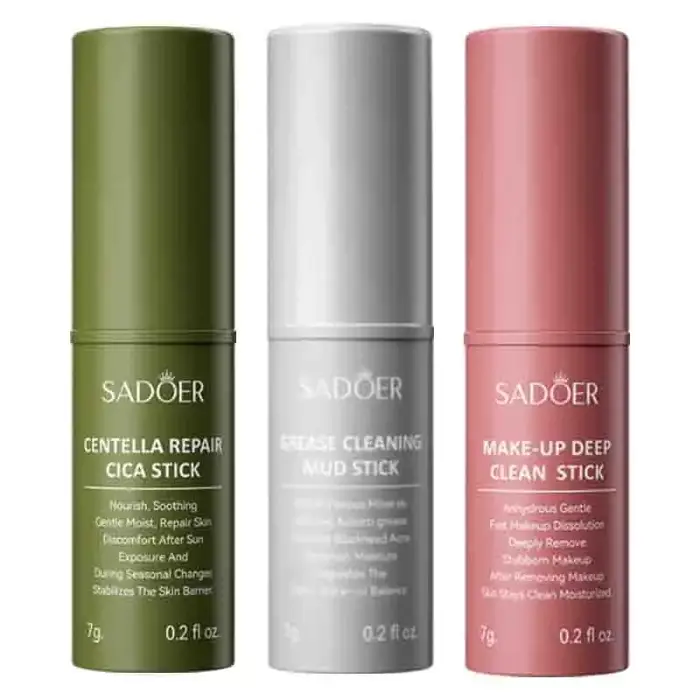 SADIER Centella solide crème pour le visage bâton réparation lisse barrière cutanée hydratant contrôle de l'huile