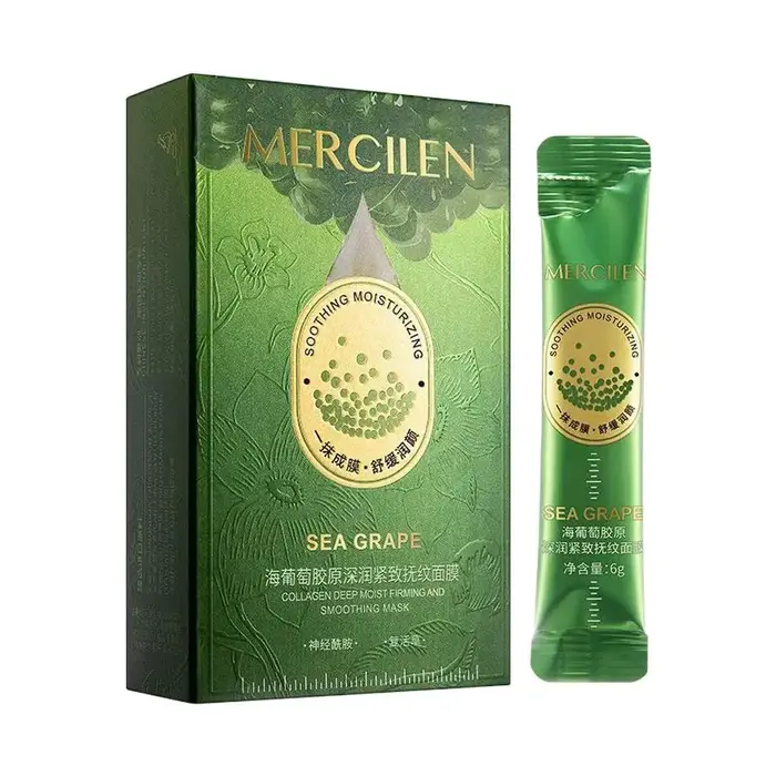Crème/essence/masque au collagène de nacres d'or de la série Mercilen, Bosein, anti-rides, raffermis