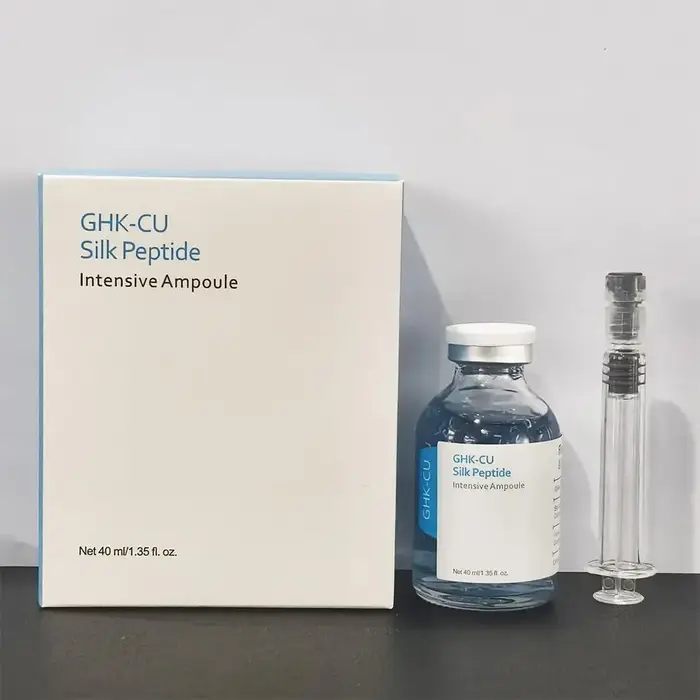 CU Blue Copper Silk Intensive Collagen Peptide Ampoule Essence