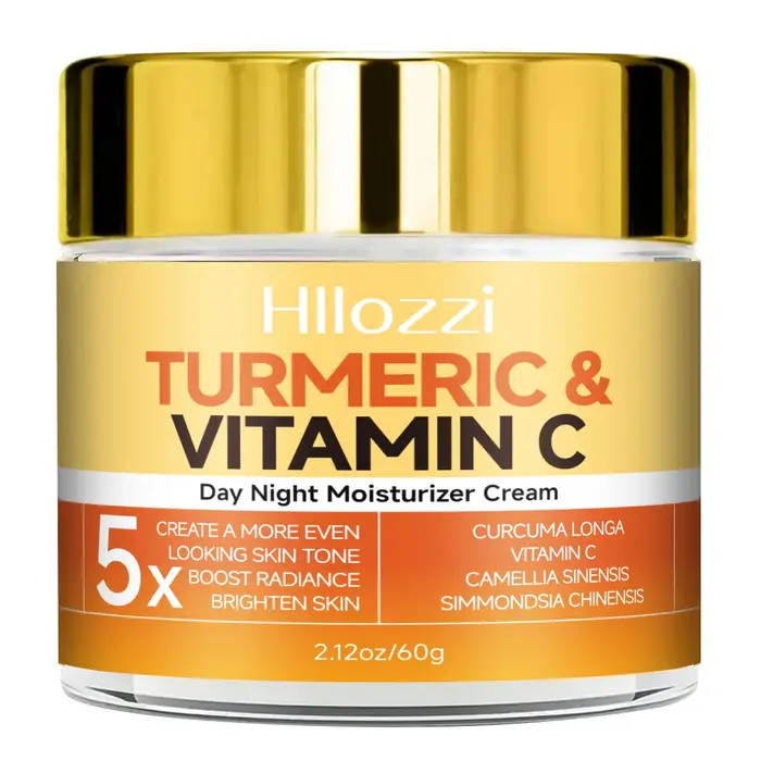 Crème hydratante jour et nuit au curcuma et à la vitamine C