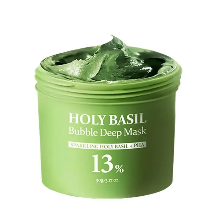 Masque à l'argile carbonatée à bulles, nettoyage en profondeur des pores, exfoliant, éliminateur de
