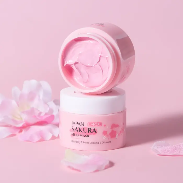 Masque Sakura pour le nettoyage du visage Maseczka dissolvant de tête noire Mascara soins de la peau