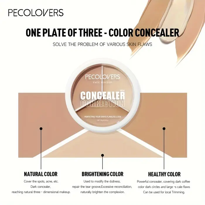 Palette anti-cernes imperméable et longue durée