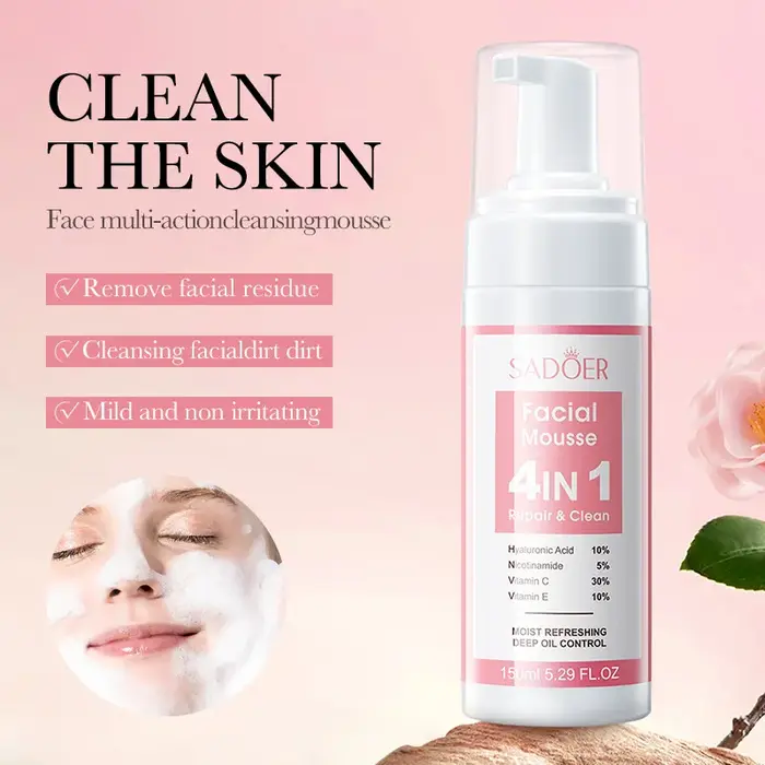 SADOER 4 en 1 Mousse pour le visage