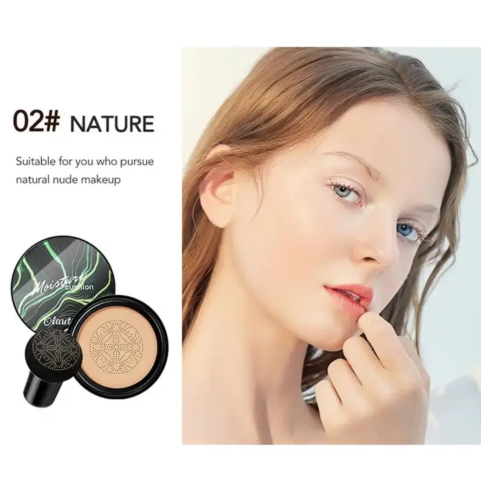 BB CC crème visage fond de teint correcteur coussin champignon Base imperméable éclaircir maquillage éclaircissant ton