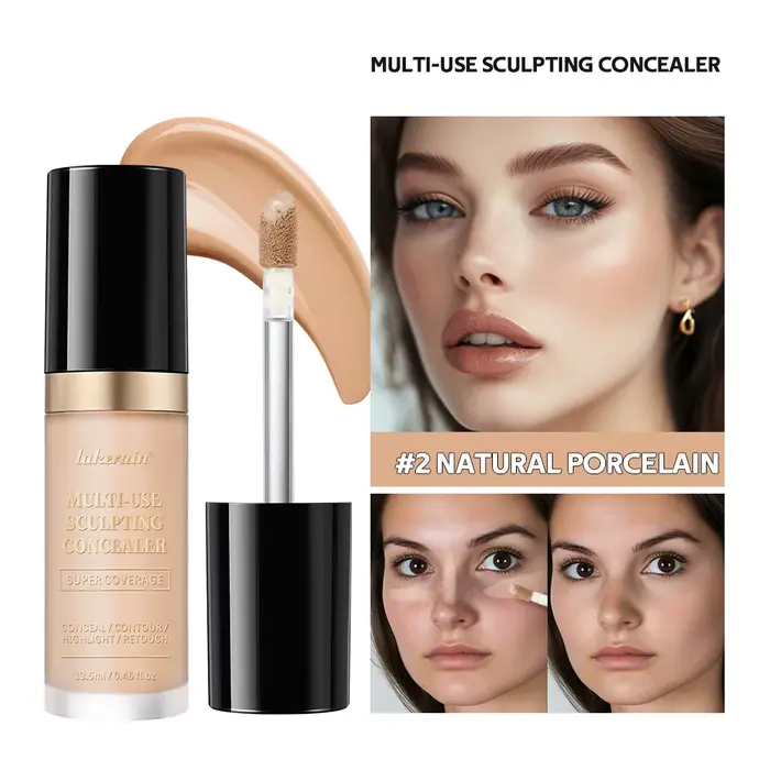 Fond de teint correcteur crème multi-usage sans huile longue durée couverture hydratante Contour sur