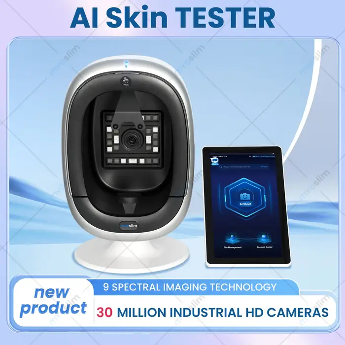 Analyseur de peau et de cheveux O1 Pro AISA, scanner d'analyse cutanée 15,6 pouces, appareil d'analy