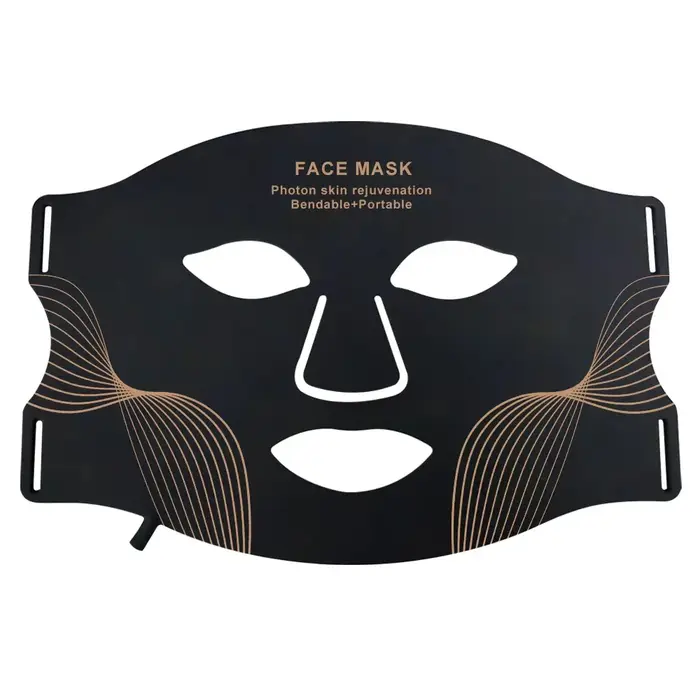 Masque facial LED pour thérapie par lumière rouge, masque facial et pour le cou, thérapie par lumièr