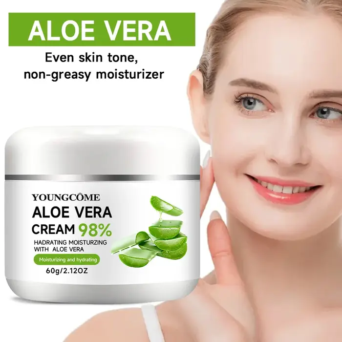 98% Aloe Vera crème pour le visage hydratant