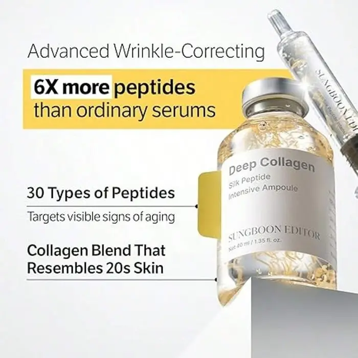 Soin liftant intensif aux peptides de soie | Sérum facial anti-âge