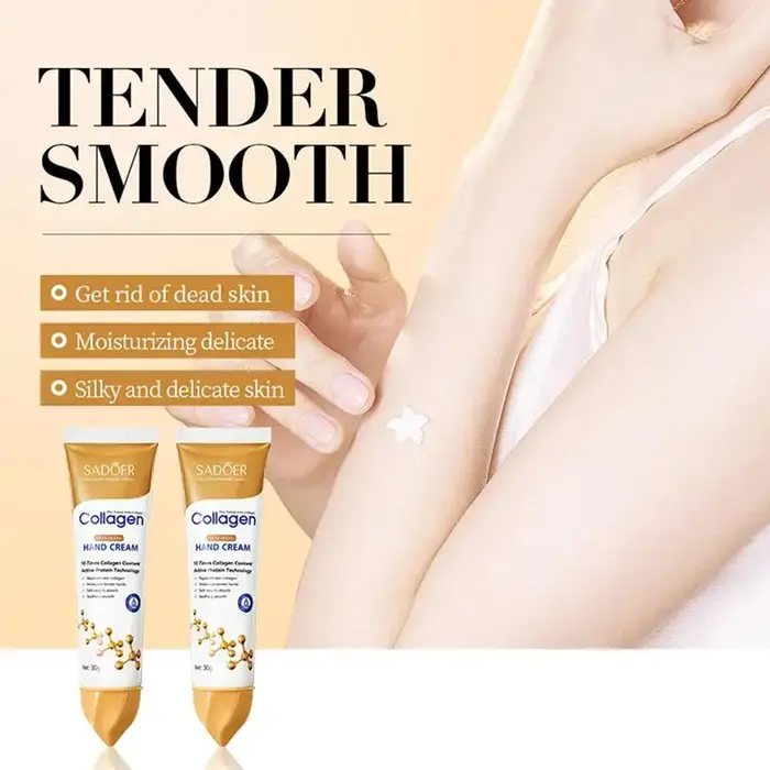Crème pour les mains au collagène