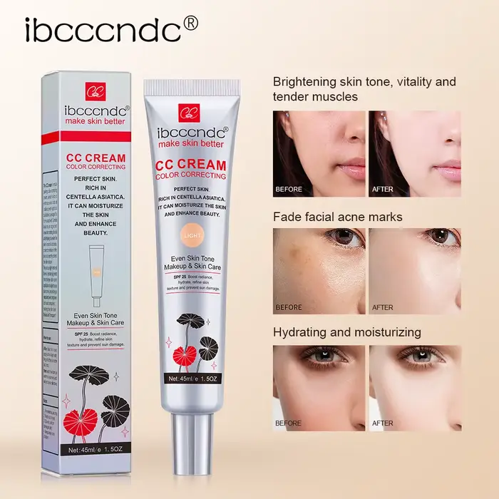 Erborian Centella Asiatica crème CC correctrice de couleur réparation du visage BB