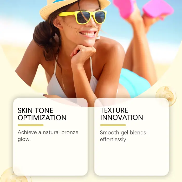 Gel Bronzant Carotte Effet Intense – Crème Corporelle Auto-Bronzante à Action Rapide Hydratante pour une Peau Naturellement Bronzée