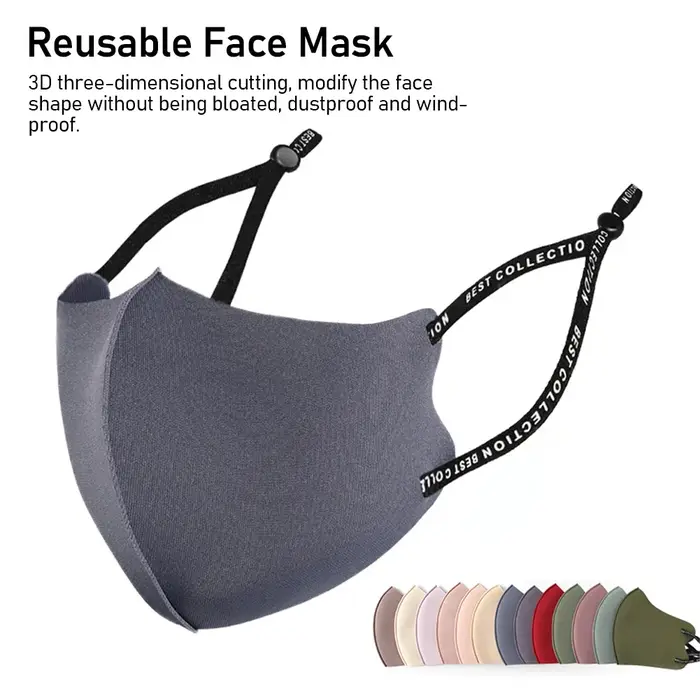 Masque en soie glacée printemps et été