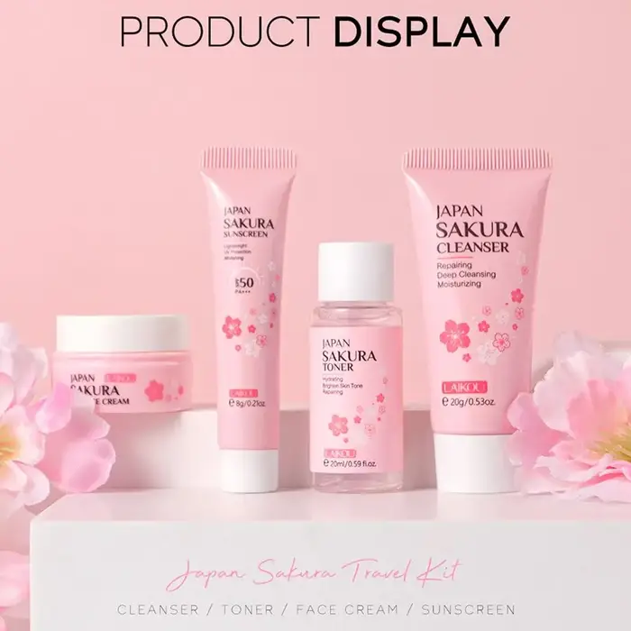 Sakura – ensembles et Kits de soins de la peau