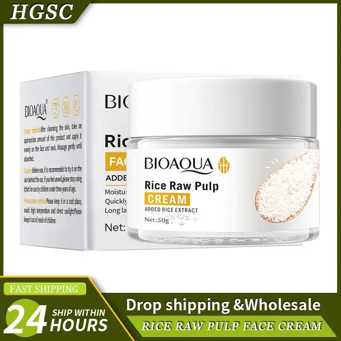 BIOréveiller A-Crème éclaircissante pour le visage au riz blanc