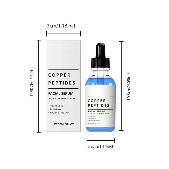 Sérum au cuivre et aux peptides