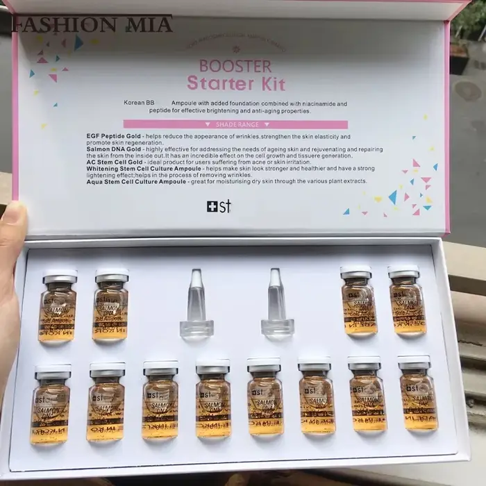 Kit Sérum Booster Peau au DNA de Saumon Coréen